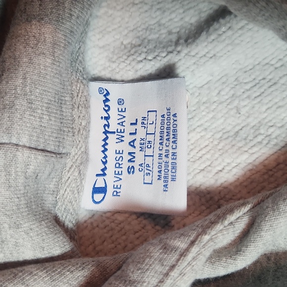 NWOT Champion Reverse Weave Monogram Logo Hoodie - Picture 5 of 5